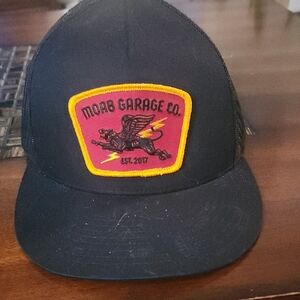 Moab Garage Co. Black Trucker Hat